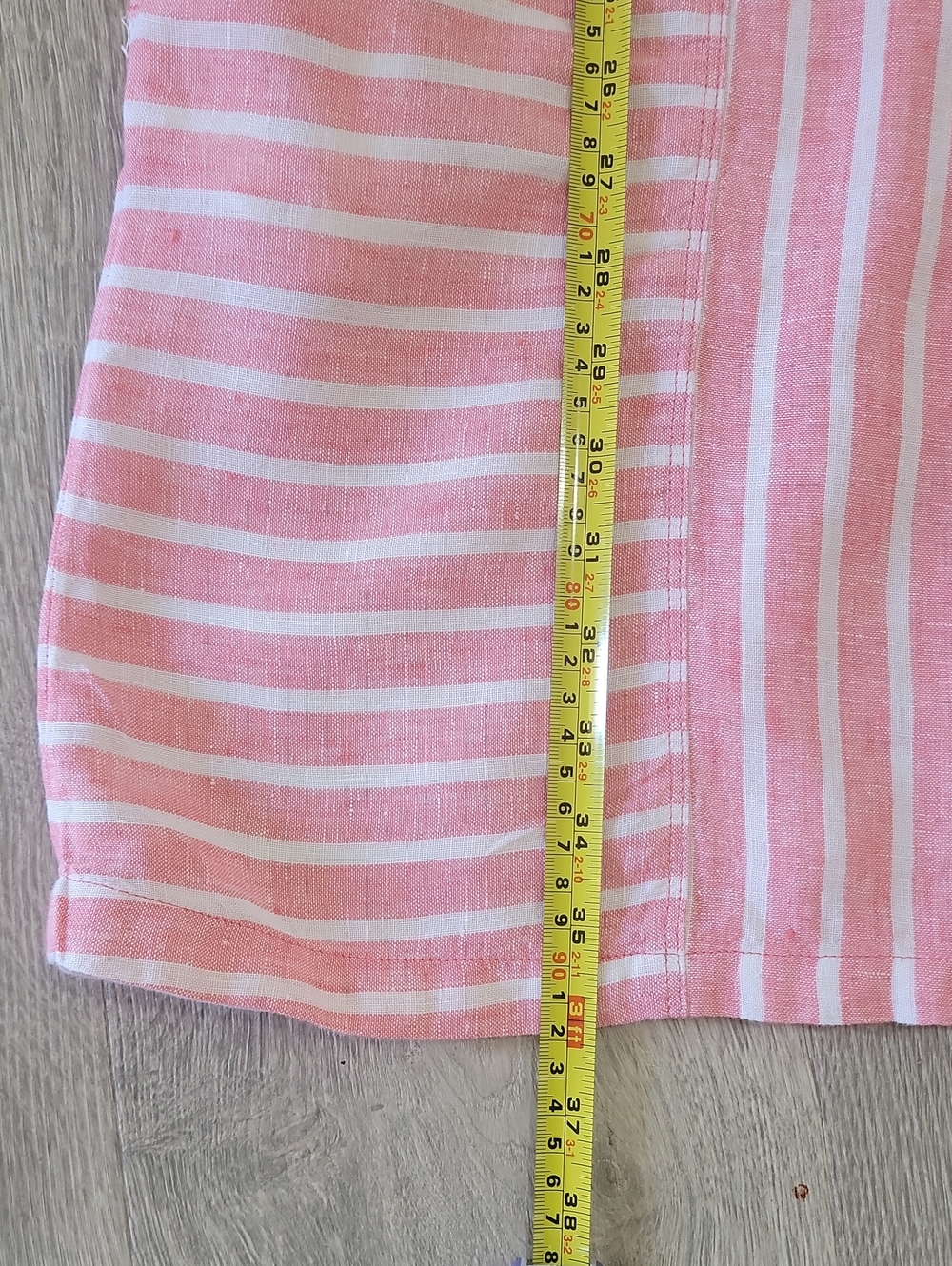 Sigrid Olsen Linen Striped Midi Dress - Picture 13 of 13